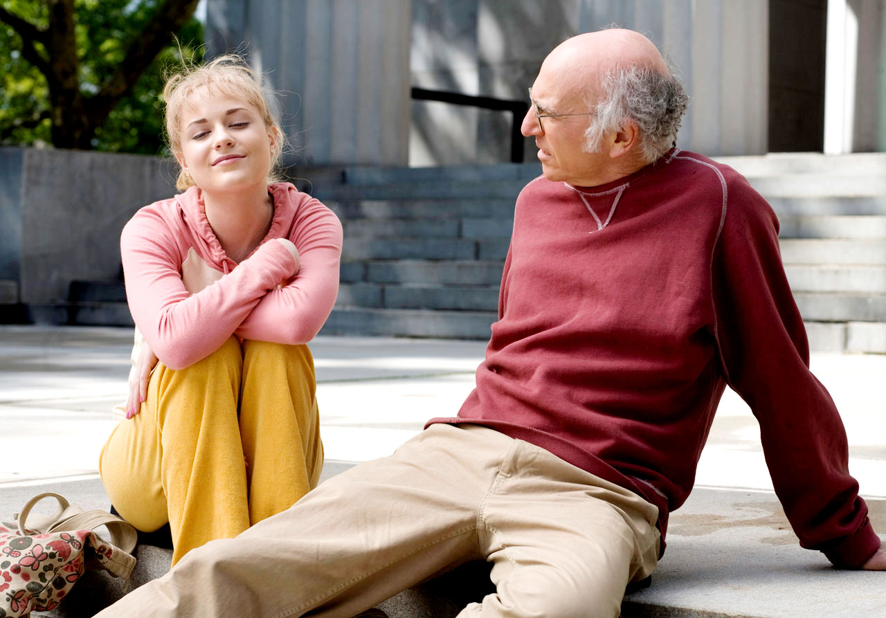 Evan Rachel Wood stars as Melodie St. Ann Celestine and Larry David stars as Boris Yellnikoff in Sony Pictures Classics' Whatever Works (2009)