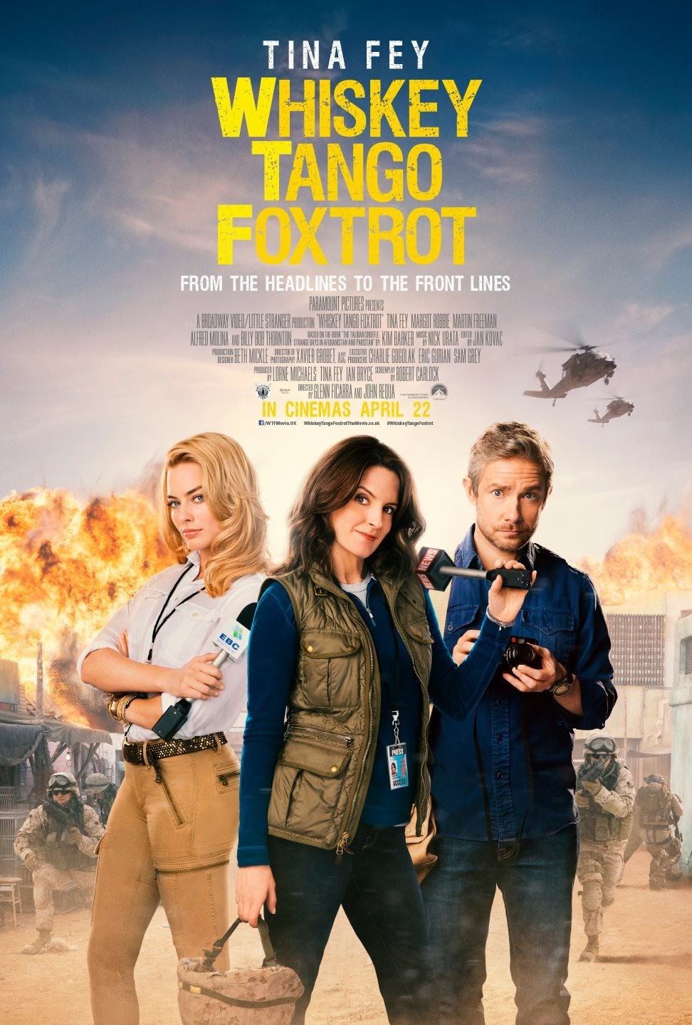 Poster of Paramount Pictures' Whiskey Tango Foxtrot (2016)