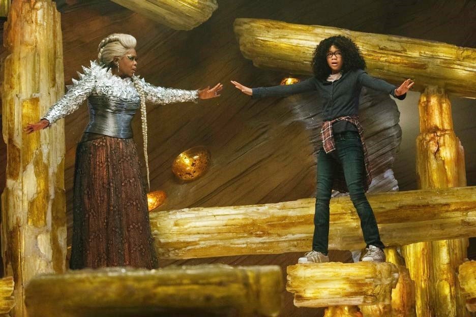 Oprah Winfrey stars as Mrs. Which and Storm Reid stars as Meg Murry in Walt Disney Pictures' A Wrinkle in Time (2018)