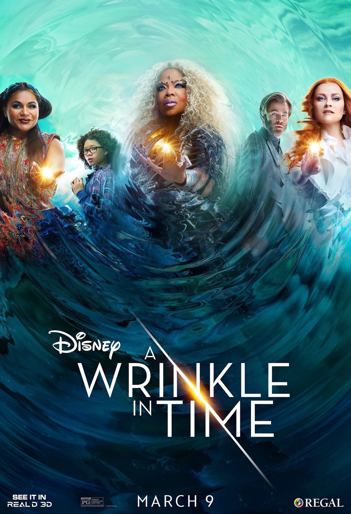 Poster of Walt Disney Pictures' A Wrinkle in Time (2018)