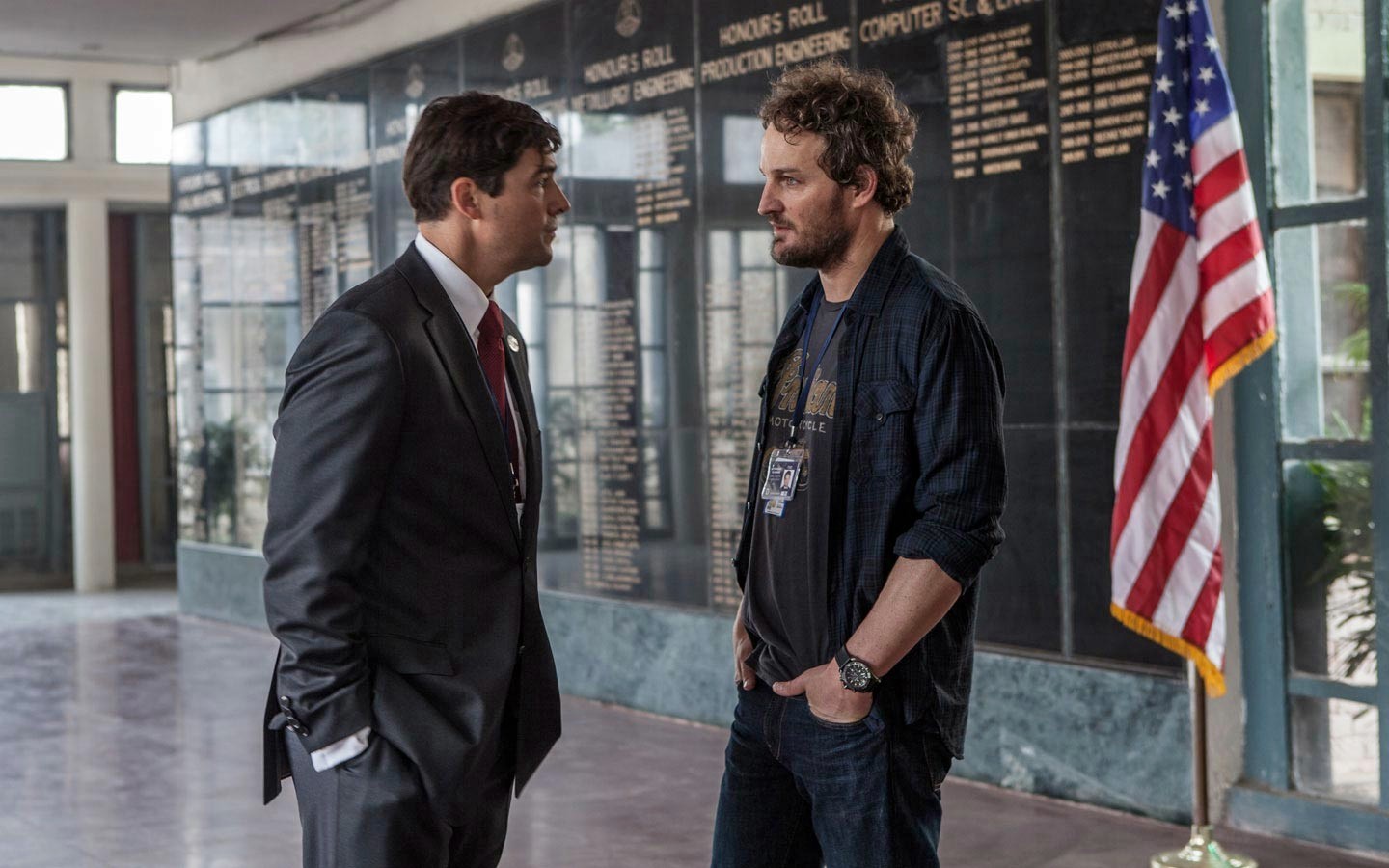 Kyle Chandler stars as Joseph Bradley and Jason Clarke stars as Dan in Columbia Pictures' Zero Dark Thirty (2012)