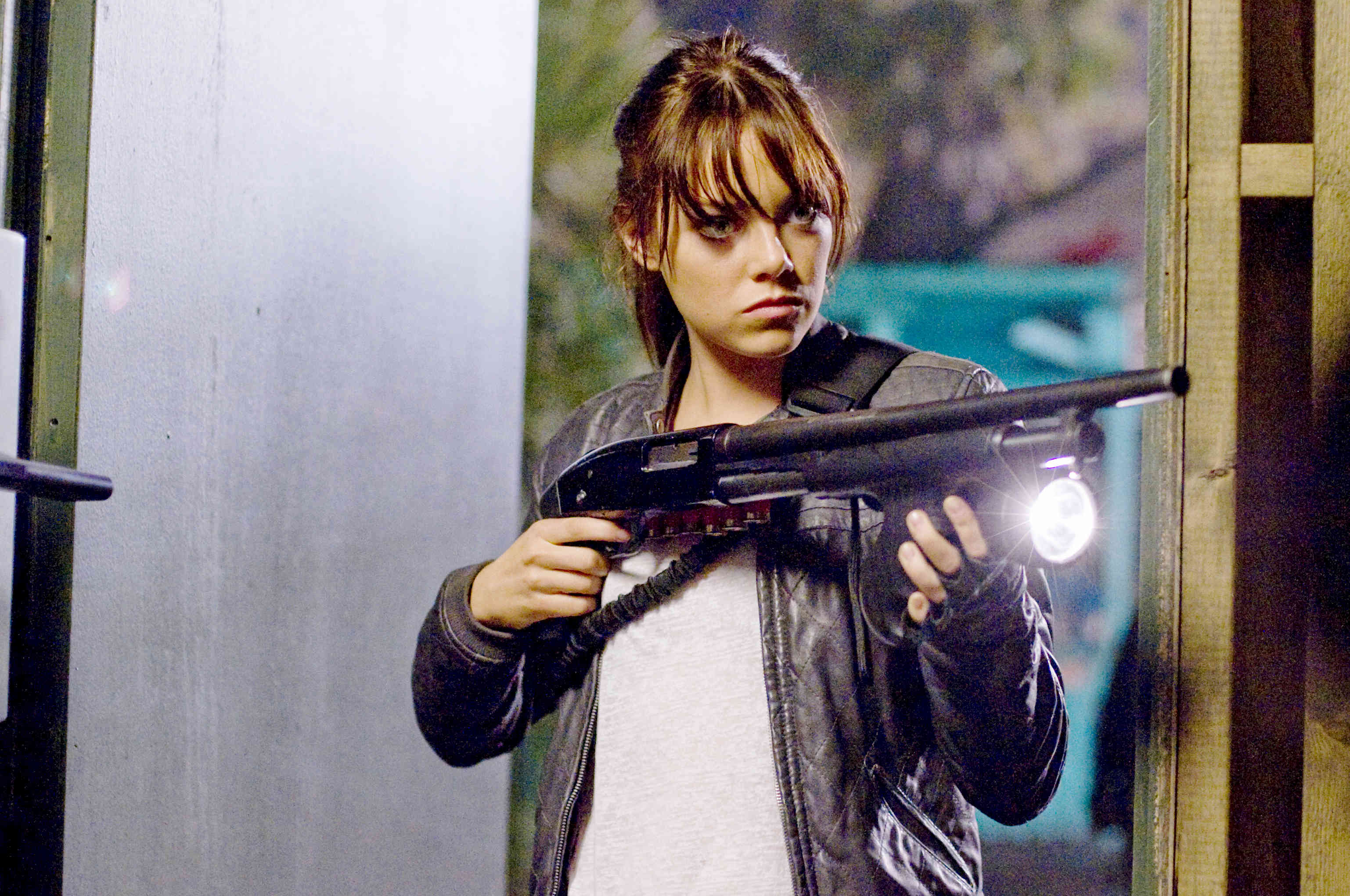Emma Stone stars as Wichita in Columbia Pictures' Zombieland (2009)