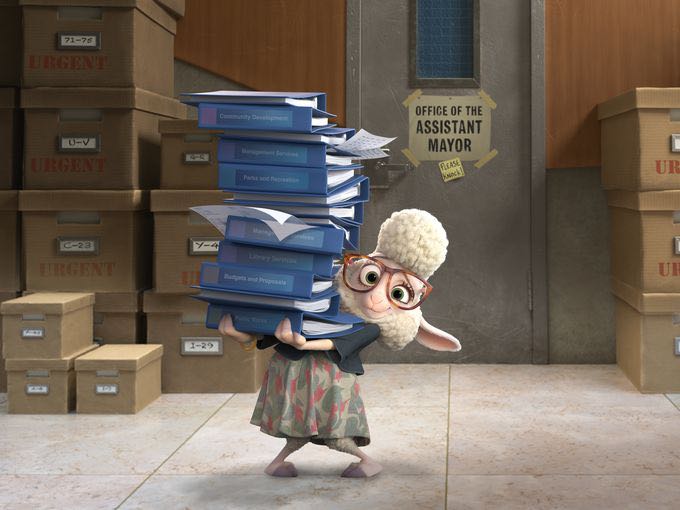 Bellwether from Walt Disney Pictures' Zootopia (2016)