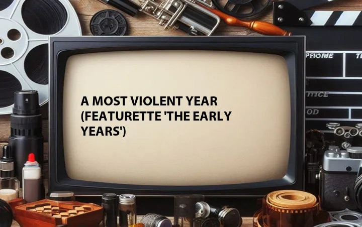 A Most Violent Year (Featurette 'The Early Years')