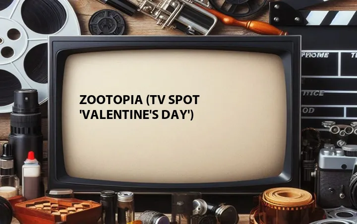 Zootopia (TV Spot 'Valentine's Day')
