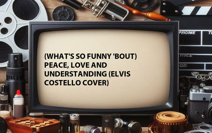 (What's So Funny 'Bout) Peace, Love and Understanding (Elvis Costello Cover)