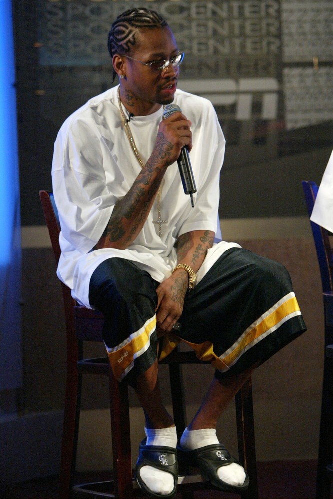 allen iverson street clothes