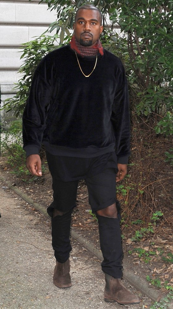 Kanye West Picture 367 Paris Fashion Week Womenswear Spring Summer 2015 Celebrity Sightings 2863