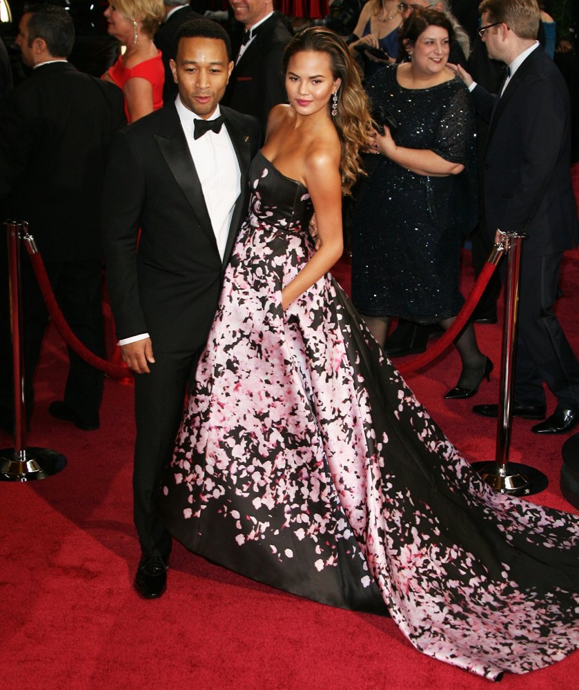 Chrissy Teigen Picture 74 The 86th Annual Oscars Red Carpet Arrivals