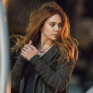 Elizabeth Olsen Films Scenes for Movie Avengers: Infinity War