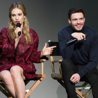 Lily James Picture 46 - Lily James and Richard Madden at Apple Soho Store