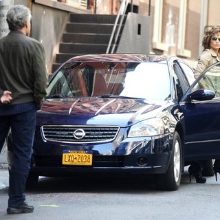 Ray Liotta and Jennifer Lopez on The Set of Crime Drama Television Series Shades of Blue
