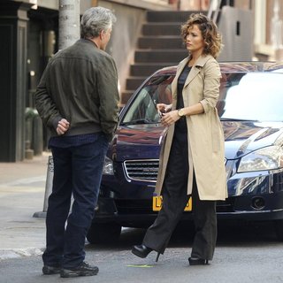 Ray Liotta and Jennifer Lopez on The Set of Crime Drama Television Series Shades of Blue