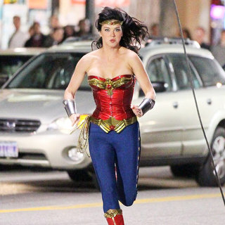 Filming on The Set of 'Wonder Woman'