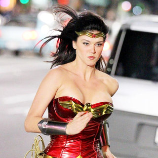 Filming on The Set of 'Wonder Woman'