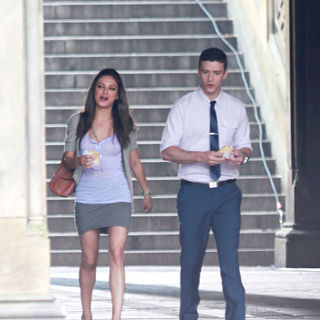 On The Set of New Film 'Friends with Benefits'