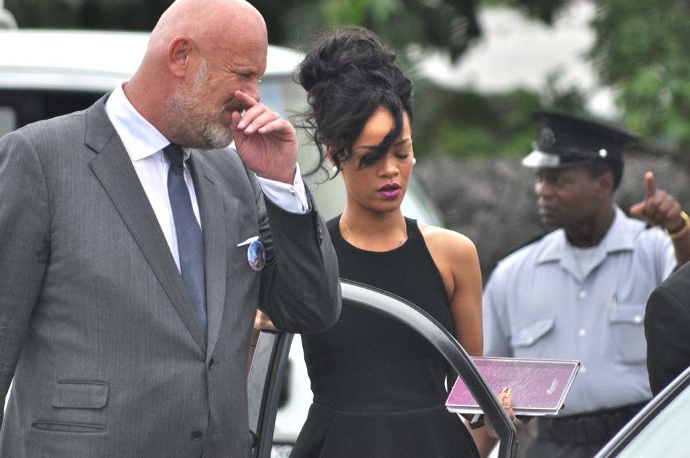 Rihanna Picture 1 - The Funeral of Rihanna's Grandmother Clara Braithwaite