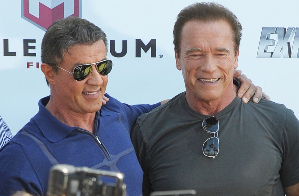 Sylvester Stallone and Arnold Schwarzenegger Join Hollywood Notables in ...