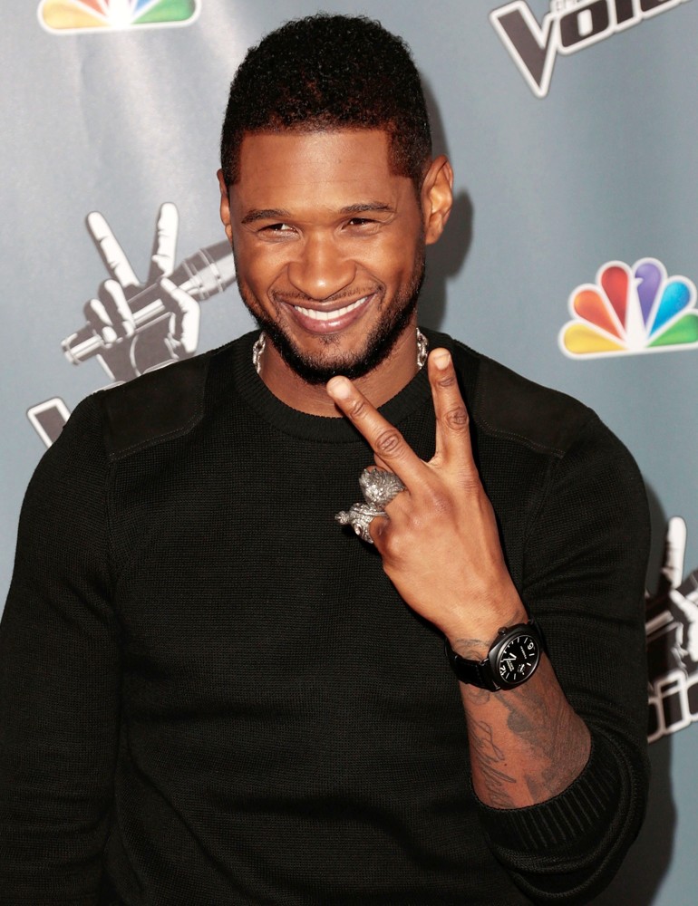 Usher Picture 310 Screening of NBC's The Voice Season 4 Arrivals