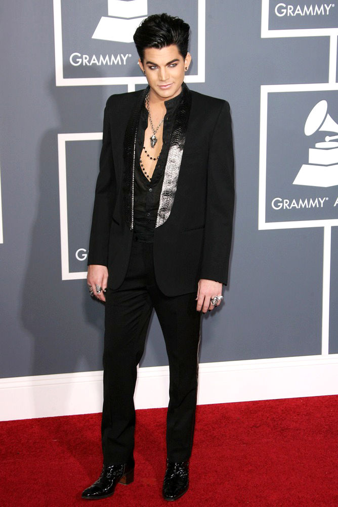 Adam Lambert Picture 108 - The 53rd Annual GRAMMY Awards - Red Carpet ...